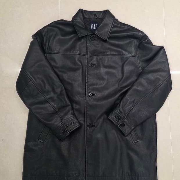 올드 갭 레더 카코트 XL