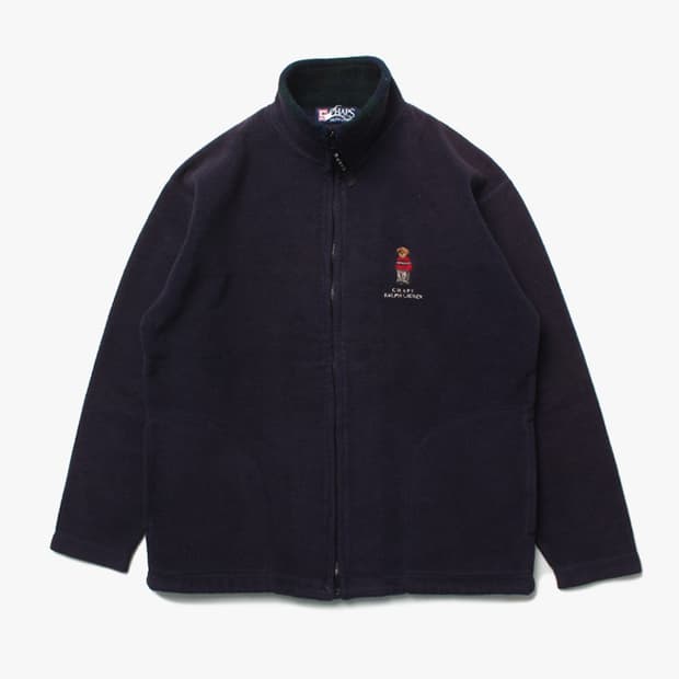  CHAPS RALPH LAUREN "Navy Fleece Jacket"