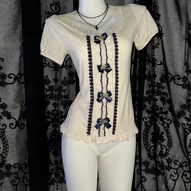 Gothic Ribbon Short Sleeve