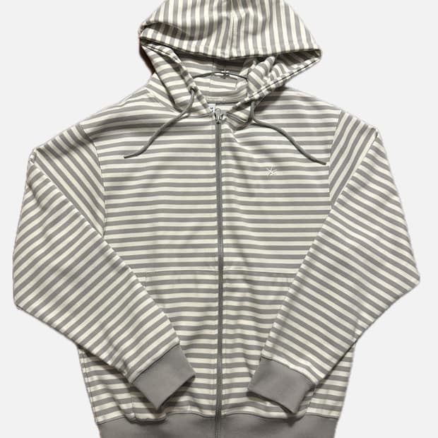 더콜디스트모먼트 후드집업 TCM stripe hooded zip-up