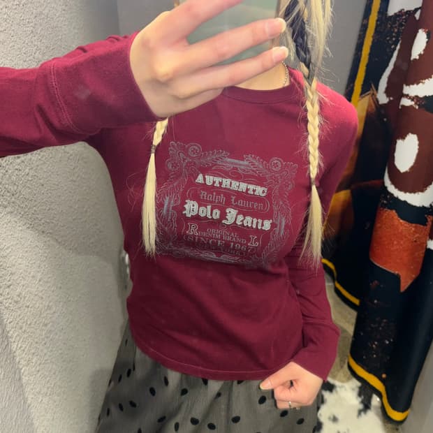 폴로 랄프로렌 패치 로고 티셔츠