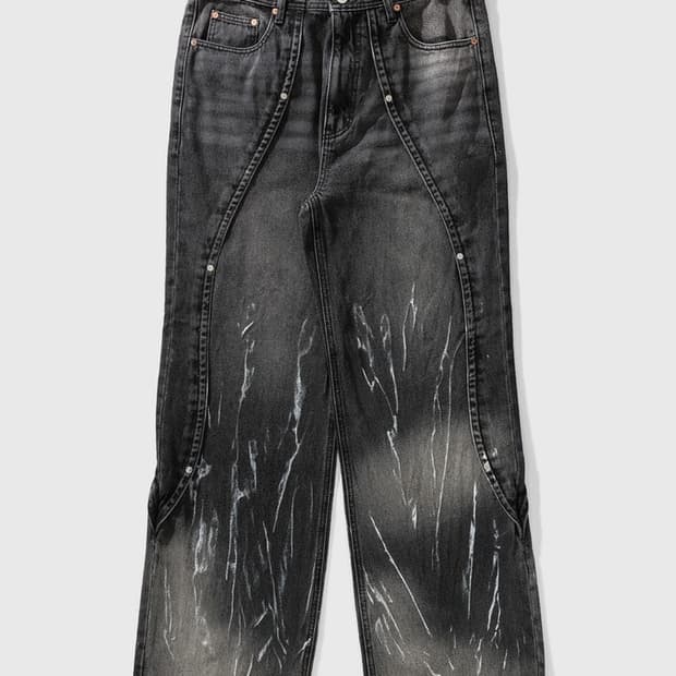 메튜 커브 진 apa499m(WASHED BLACK) 31