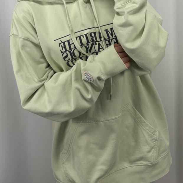 마리떼 프랑소와 저버 로고 후드티