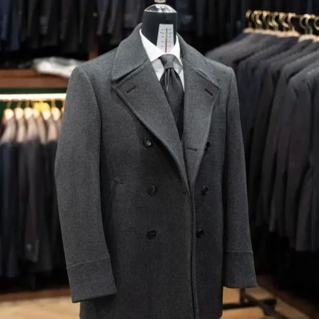 [52]라마르쉐X로베레 캐시미어울 피코트 / 링자켓