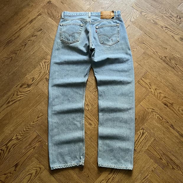 [34]90's 리바이스 501 Made in USA 데님 팬츠 S2