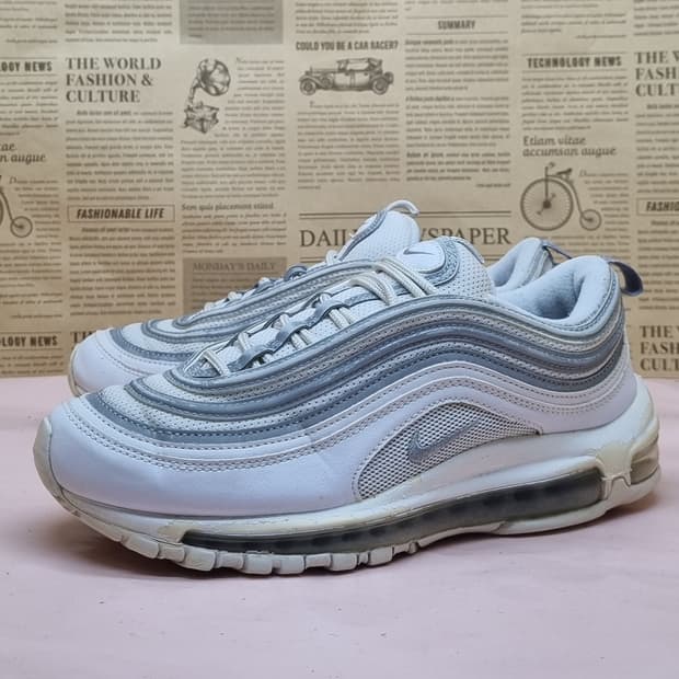 나이키 에어맥스 97 화이트 실버 남성운동화260