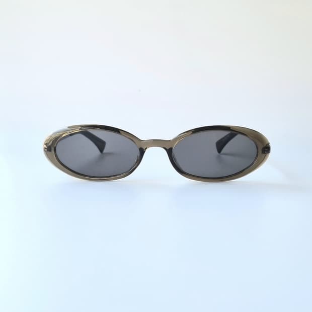 레트로 긱시크 오벌 Y2K 선글라스