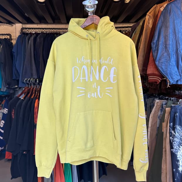 헤인즈 프린팅 스웻 후드