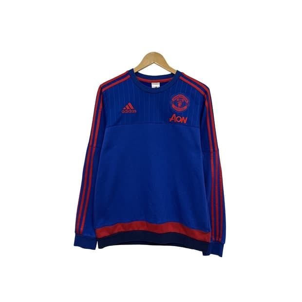 아디다스 맨유 트레이닝 기모 맨투맨