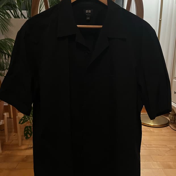 UNIQLO X Theory Blakck Shirt (L)