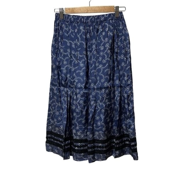 꼼데가르송 페이즐리 스커트