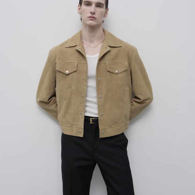 세비지 스웨이드 트러커 자켓 M