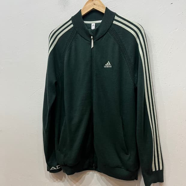 아디다스 삼선 니트집업 