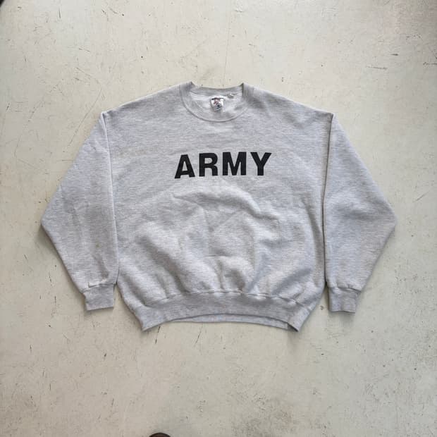 US ARMY OG 빈티지 스웻셔츠 2XL