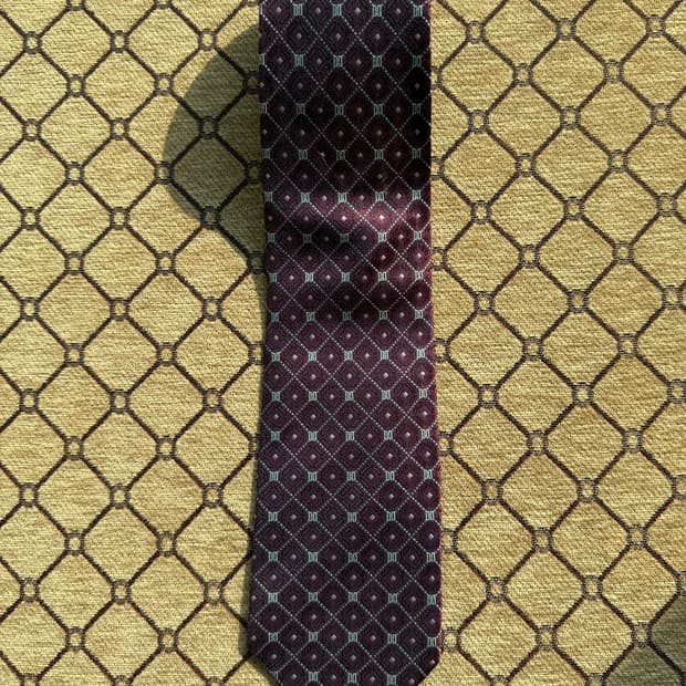 Daks 버건디 넥타이