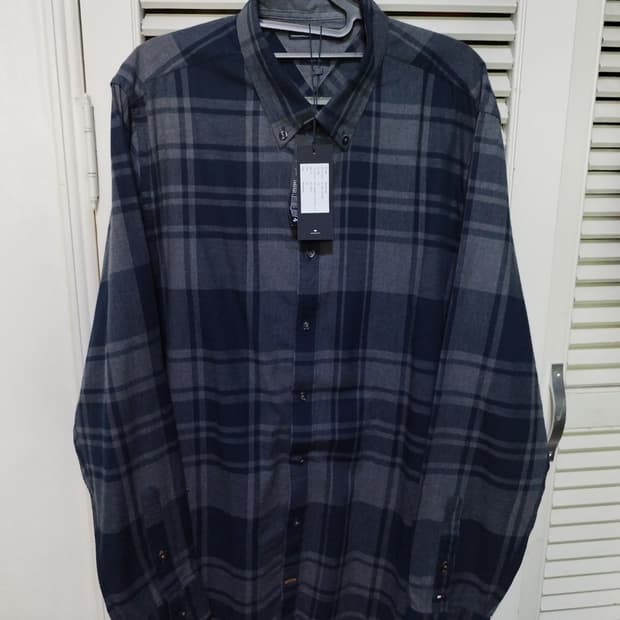 새거 2XL 타미힐피거 체크셔츠 남방