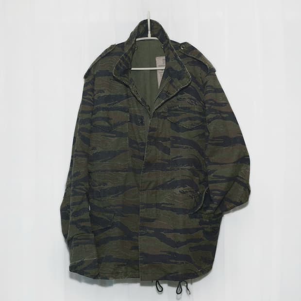 알파인더스트리 USA 오리지널 타이거카모 M-65 자켓 (105+)