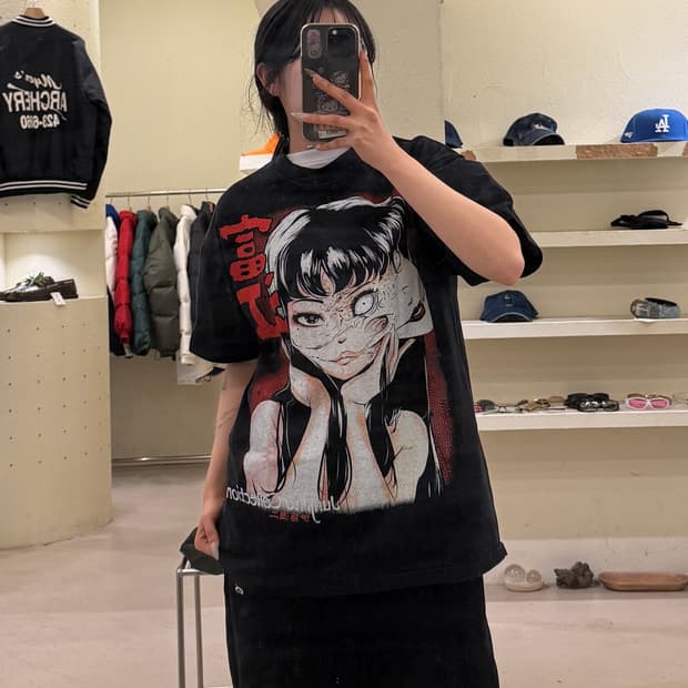 빈티지 토미에 프린팅 티셔츠 U1006