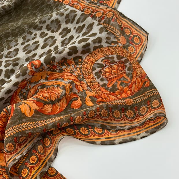 베르사체 실크 숄 머플러