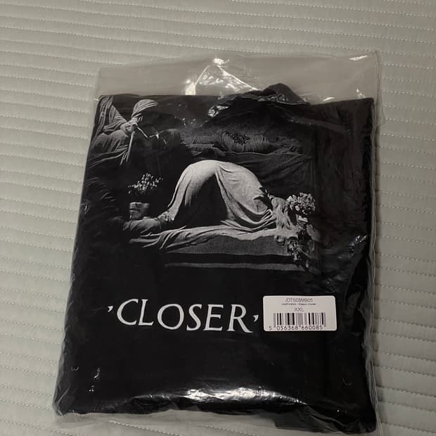 [XXL 새상품] 조이 디비전 Closer 티셔츠 공식 머천 밴드티 락티