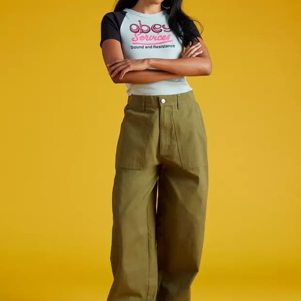 오베이 유진 유틸리티 팬츠 카키 어반아웃피터스