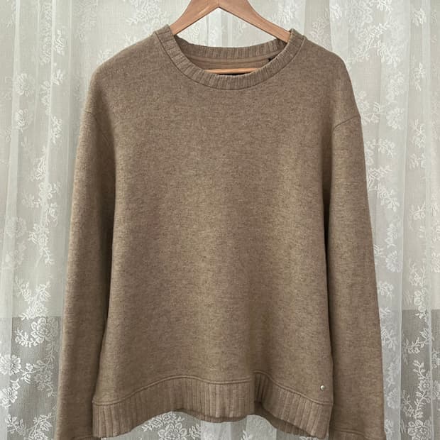 L) 올세인츠 니트 맨투맨 베이지