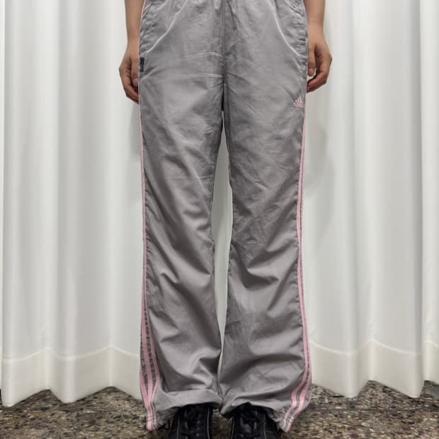 adidas pink line pants