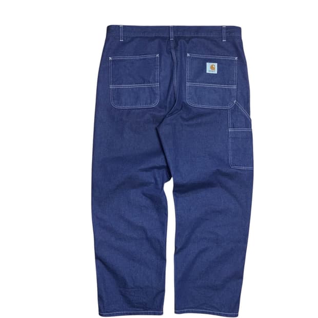 칼하트 wip 미들랜드 더블니 카펜터 데님