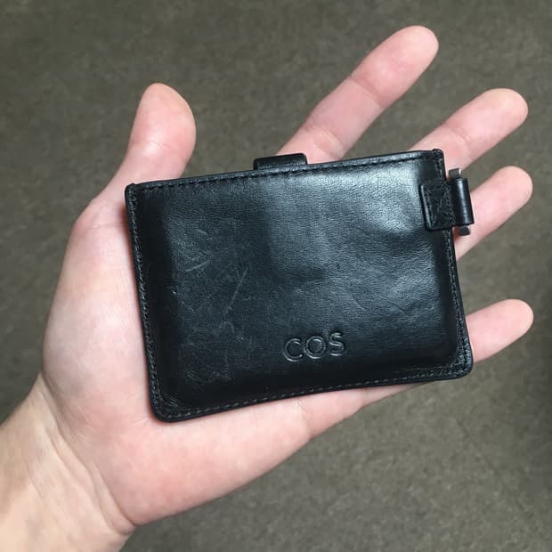 Cos 코스 레더 카드지갑
