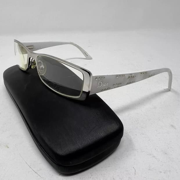 Dior glasses crystal silver (구매가58만)