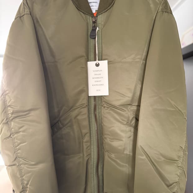 블라인드파일즈 밀플라이트 자켓 올리브 초판