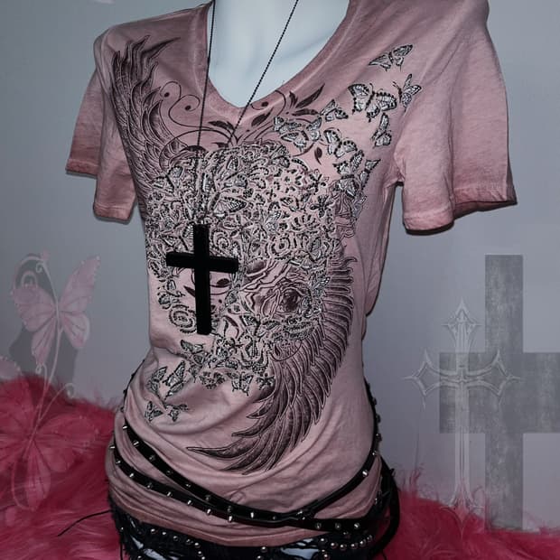 Buckaroo Punk Y2K 그런지 공겜여주 언발 반팔티 XS