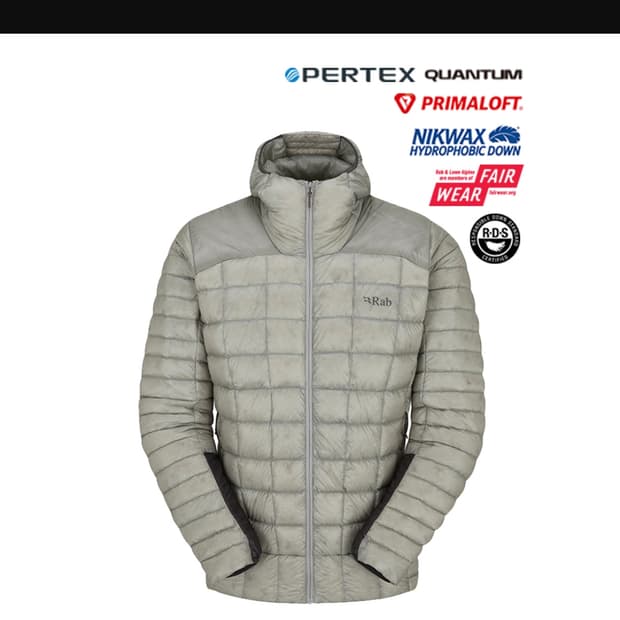rab 미틱 알파인 경량패딩 xl