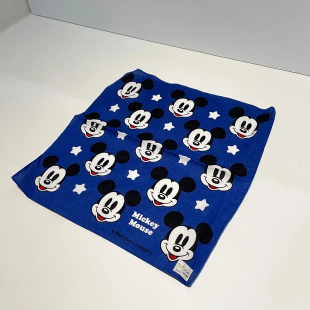 디즈니 미키마우스 00's 재팬 쁘띠 반다나 손수건 A1361