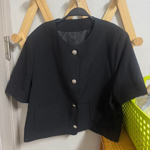 탑텐 topten 트위드 반팔 자켓