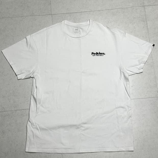 반스 x 피치스 스테이플 숏슬리브 티셔츠 화이트