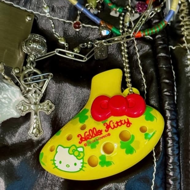 [희귀/고전] 2006 산리오 헬로키티 작은 오카리나 파트2 (미개봉)