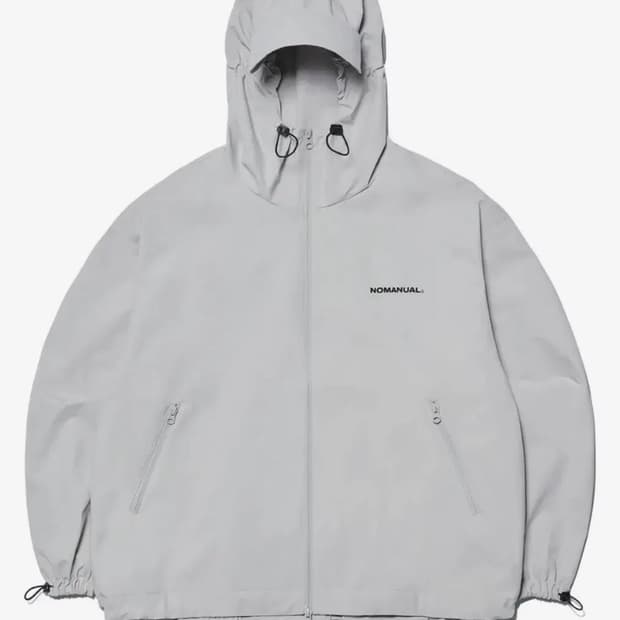 노매뉴얼 바람막이 WARM GRAY M