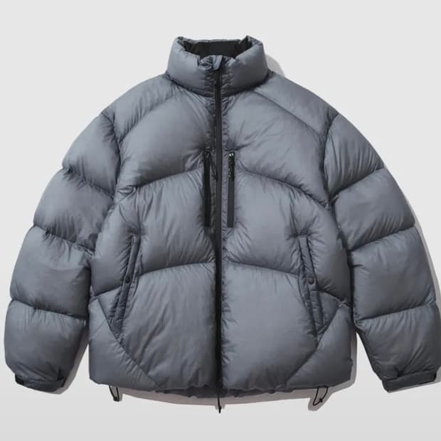 25fw 모이프 새도우 푸퍼 다운 더스티블루 M