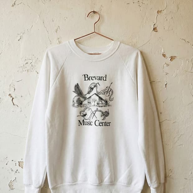 80년대 아트워크 클래식 스웻셔츠