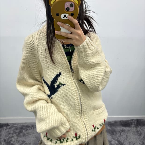 Gims tokyo gim woolen mills 니트 집업