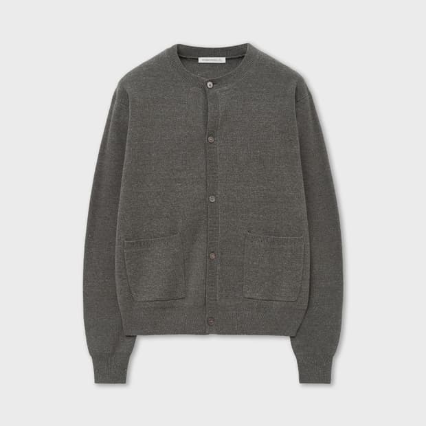 인템포무드 라운드 가디건 L