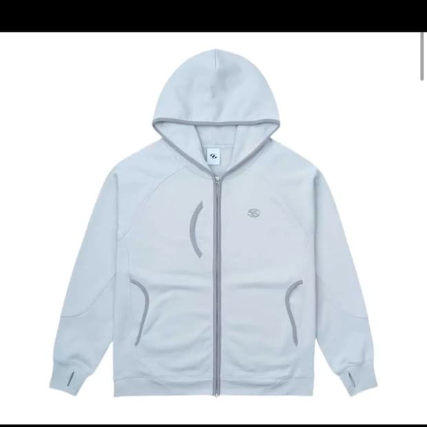 산산기어 24ss 후드집업 그레이 3사이즈