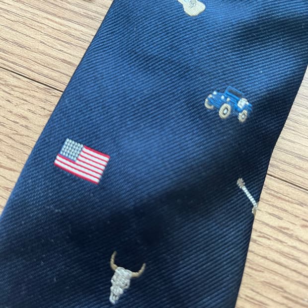 폴로 랄프로렌 Polo Ralph Lauren 아메리칸 컬처 실크 넥타이