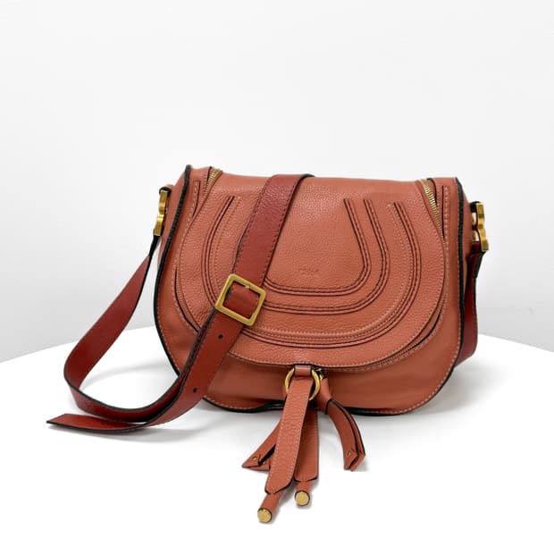 끌로에 마르씨 미디움 새들 크로스백