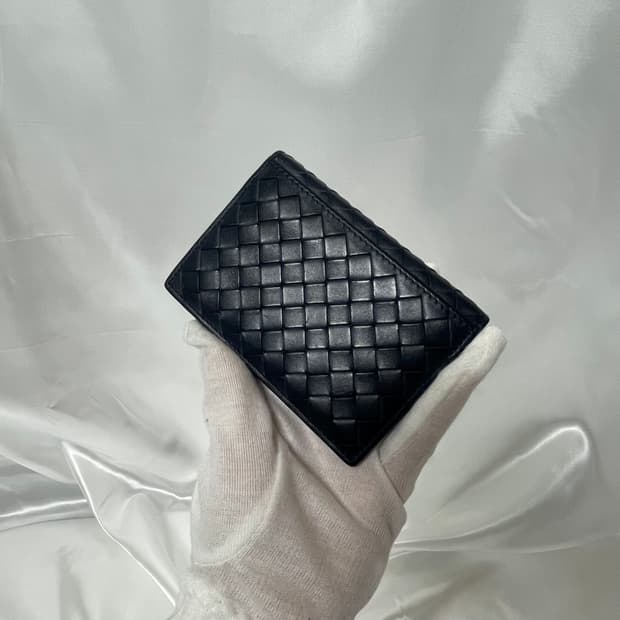 보테가 베네타 네이비 반지갑 A급 단품