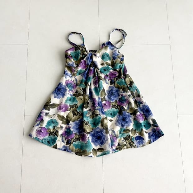 floral satin cami top 상품이미지1