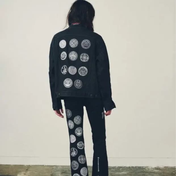 Children of the Discordance 흑청 자수 11패치  