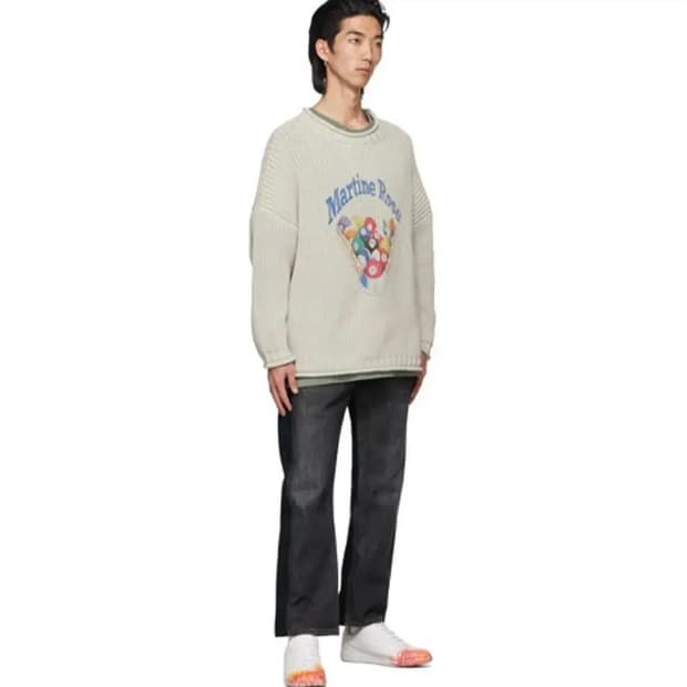 [S] Bless 블레스 프론트 진 청바지 블랙