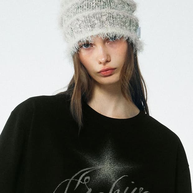 스컬프터 Mixed Yarn Beanie Cream